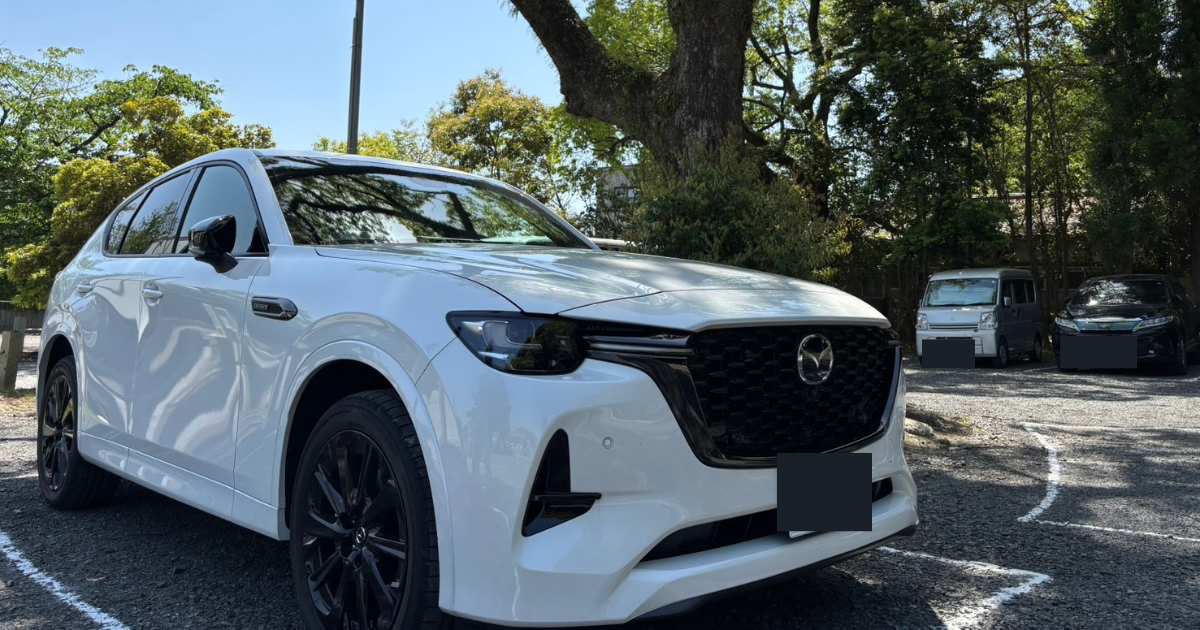 キャンプ　車　SUV　CX-60