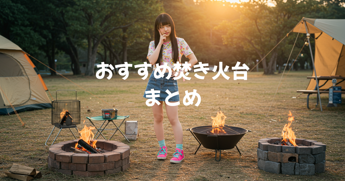 おすすめ焚き火台