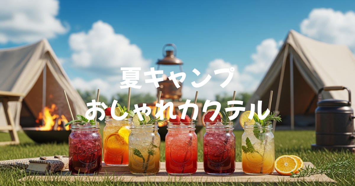 キャンプ　夏カクテル　海外発祥