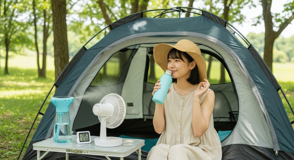 夏キャンプ 熱中症対策
