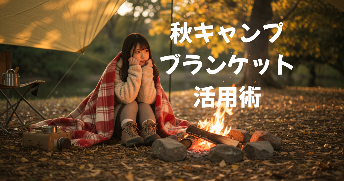 秋キャンプ　ブランケット　活用　おすすめ