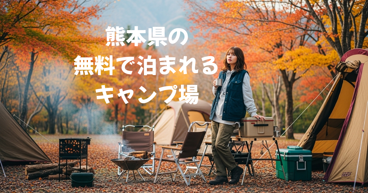 熊本県の無料で泊まれるキャンプ場