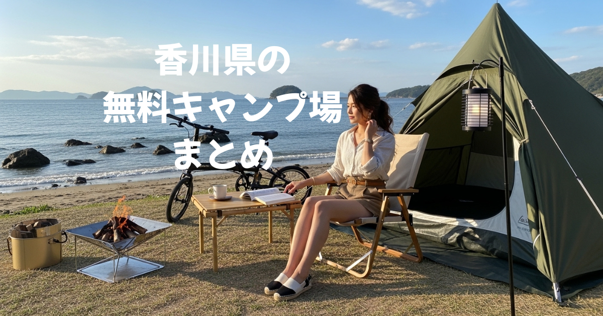 香川県の無料キャンプ場